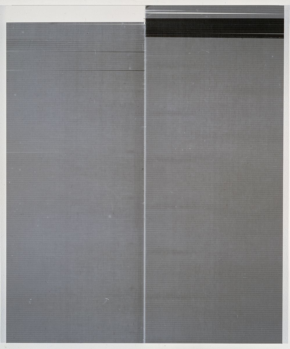 Wade Guyton, Untitled, 2009, Epson UltraChrome inkjet on linen, 84 x 69 inches
