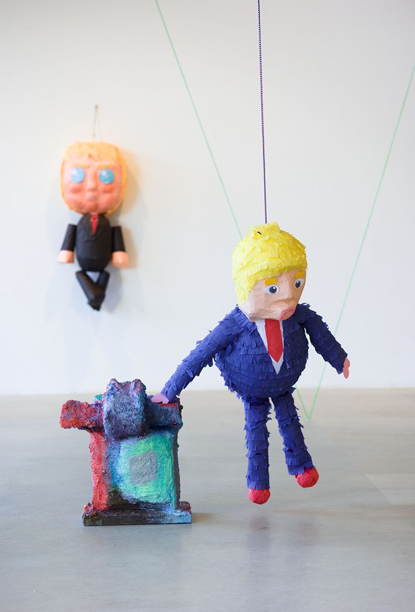 Rachel Harrison, Installation view, More News: A Situation, Greene Naftali, New York, 2016