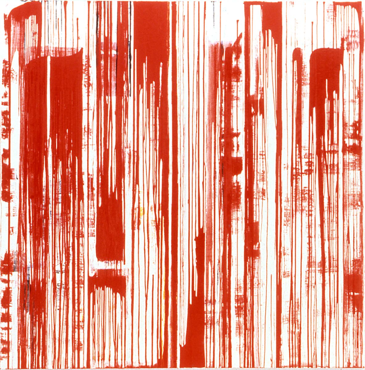Jacqueline Humphries, Untitled #8, 1995, Oil on linen, 90 x 90 inches