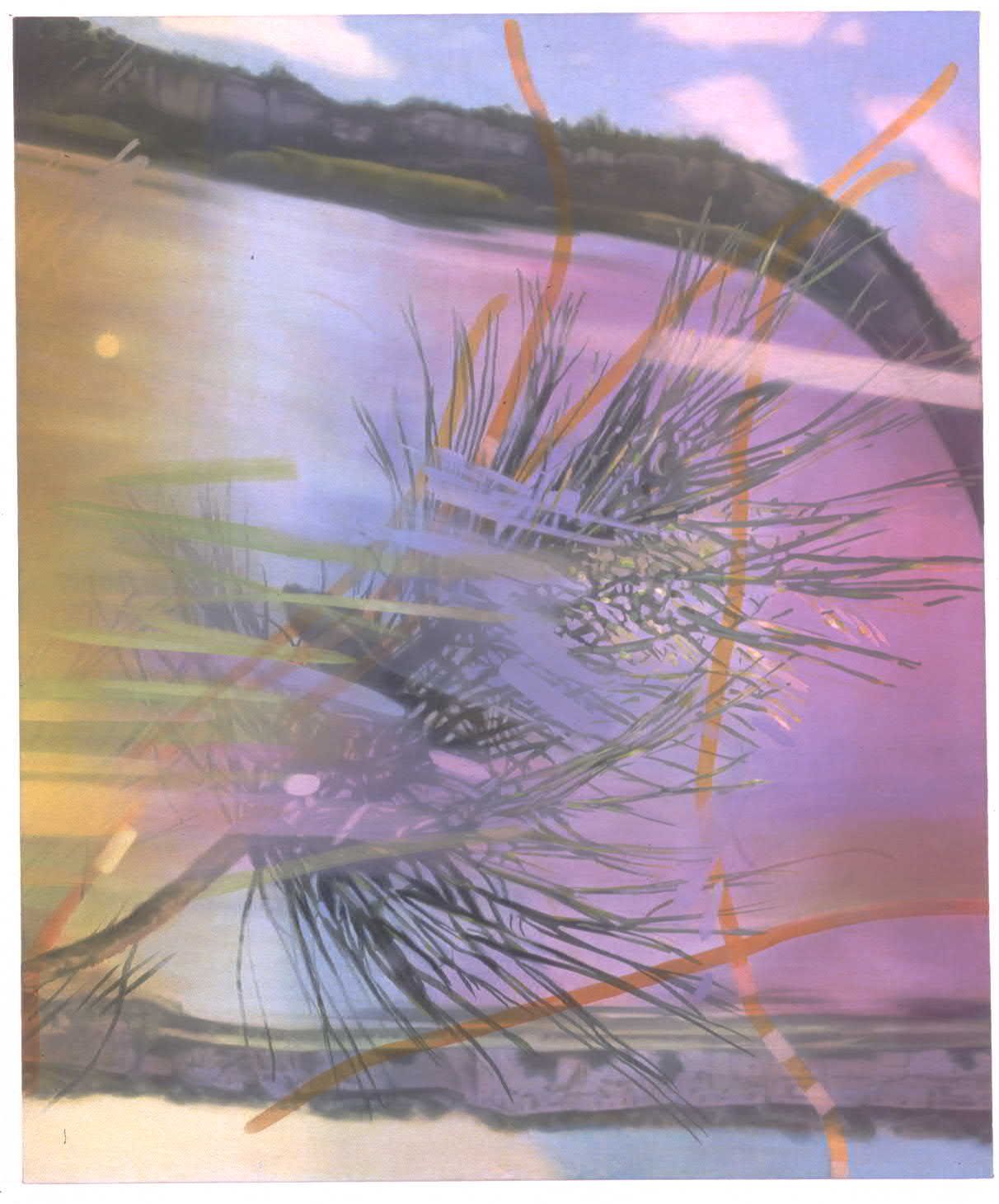 August Evening Walkout I, 2003, Oil on canvas, 72 x 60 inches