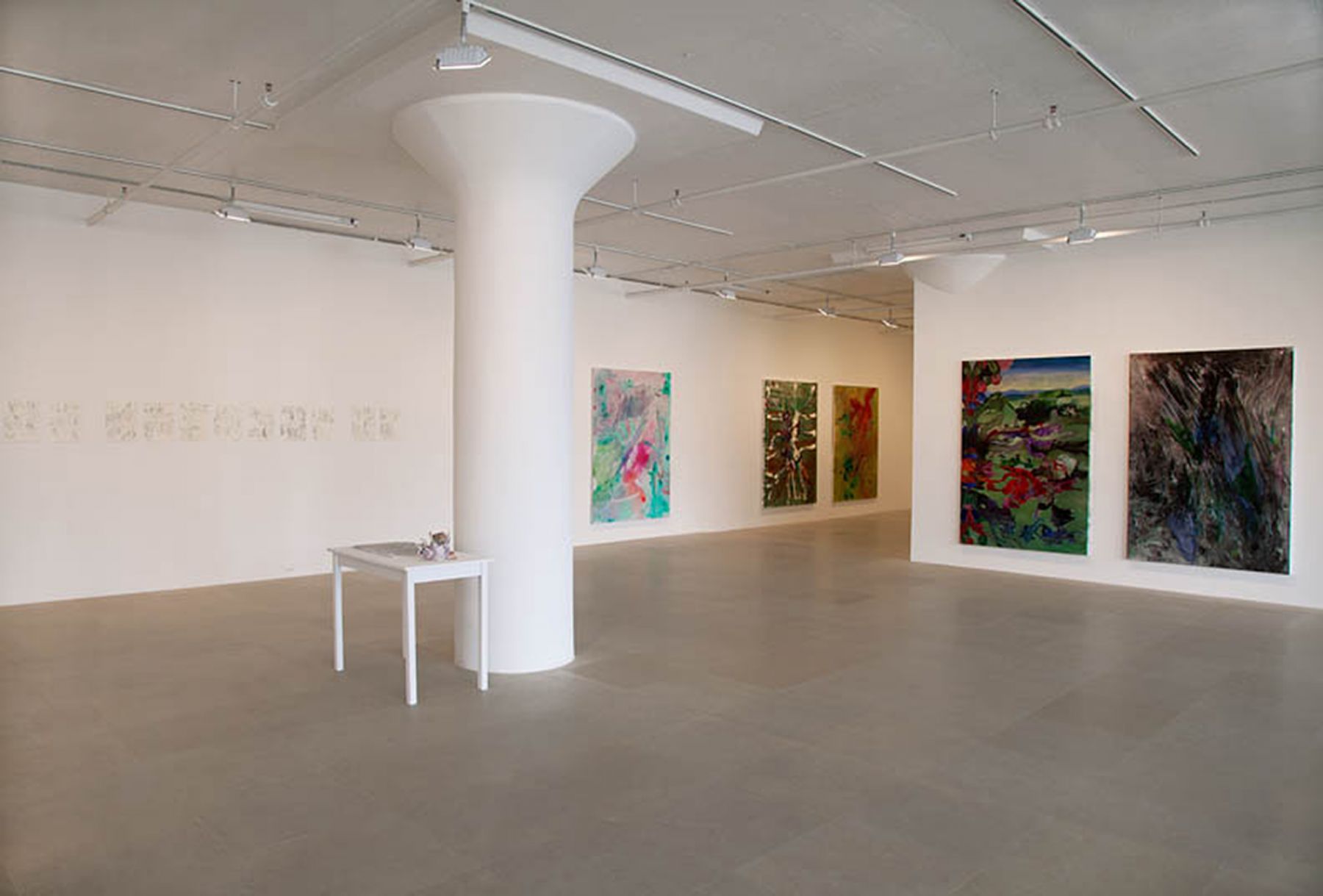Installation view, Greene Naftali, New York, 2011