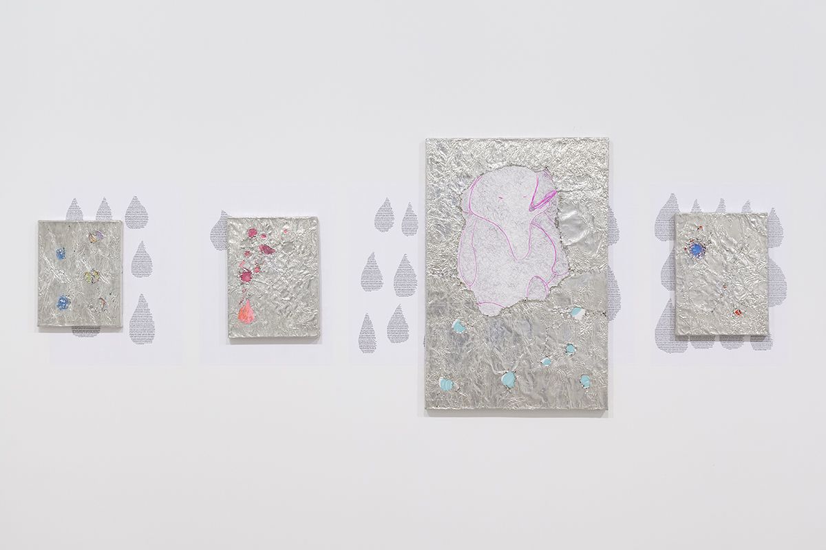 Josef Strau, Installation view, Tears and New Tears, Greene Naftali, New York, 2018