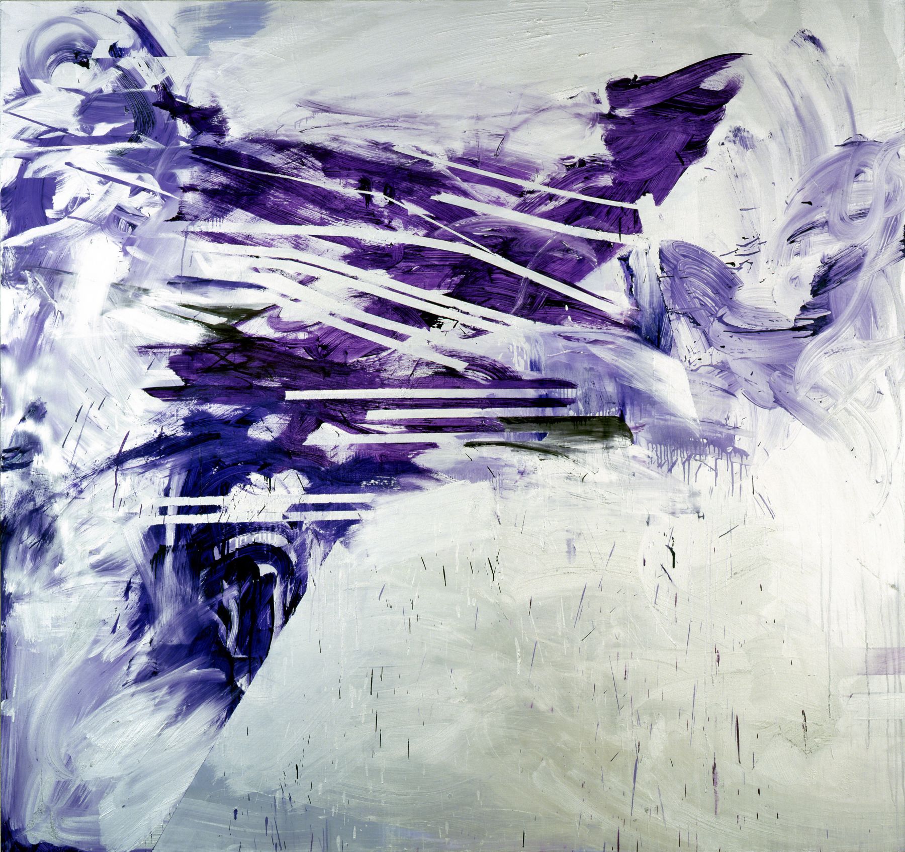Dark Star, 2006, Oil and enamel on linen, 90 x 96 inches