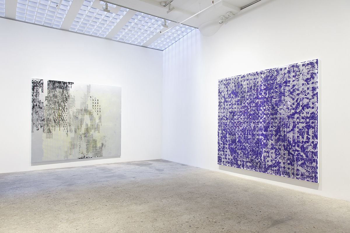Jacqueline Humphries, Installation view, Greene Naftali, New York, 2015
