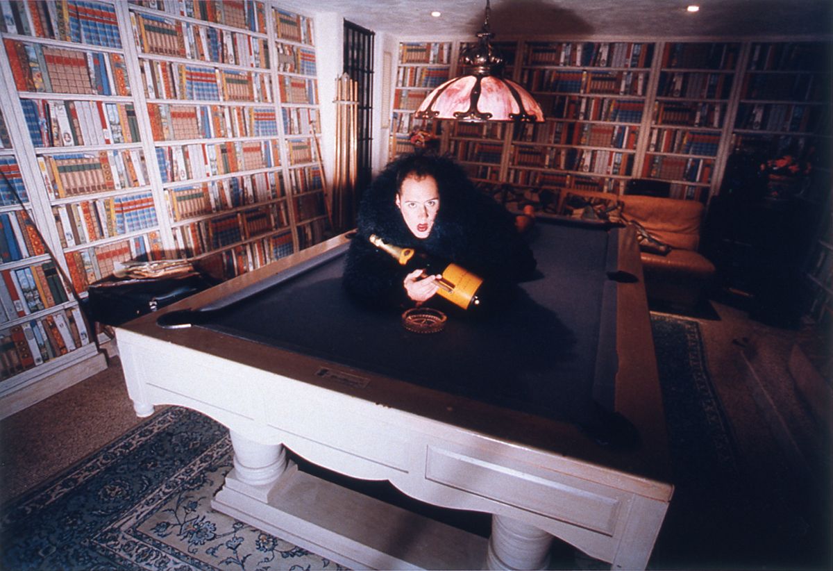 Daniela Rossell, Untitled (Topcot's Library/Billiard), 1997, cibachrome, 11 x 16 inches, edition of 5