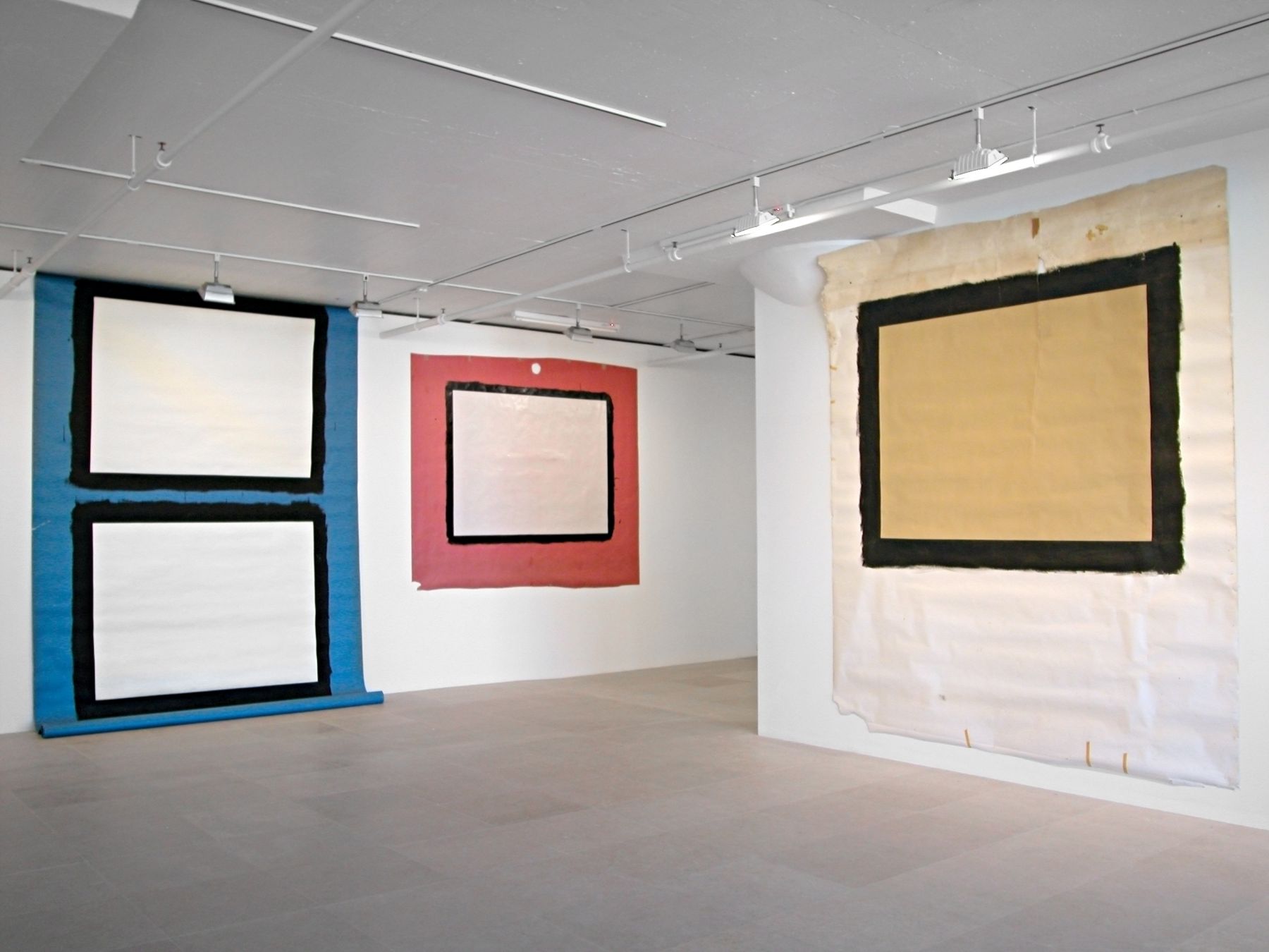 Tony Conrad, Installation view, Greene Naftali, New York, 2007