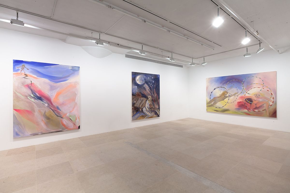 Sophie von Hellermann, Installation view, Novel Ways, Greene Naftali, 2013