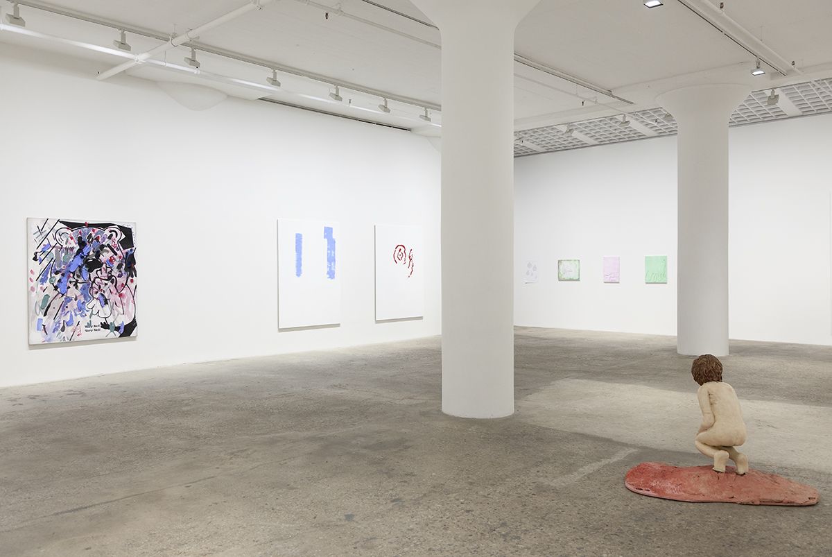 Installation view, Infected Foot, Greene Naftali, 2017