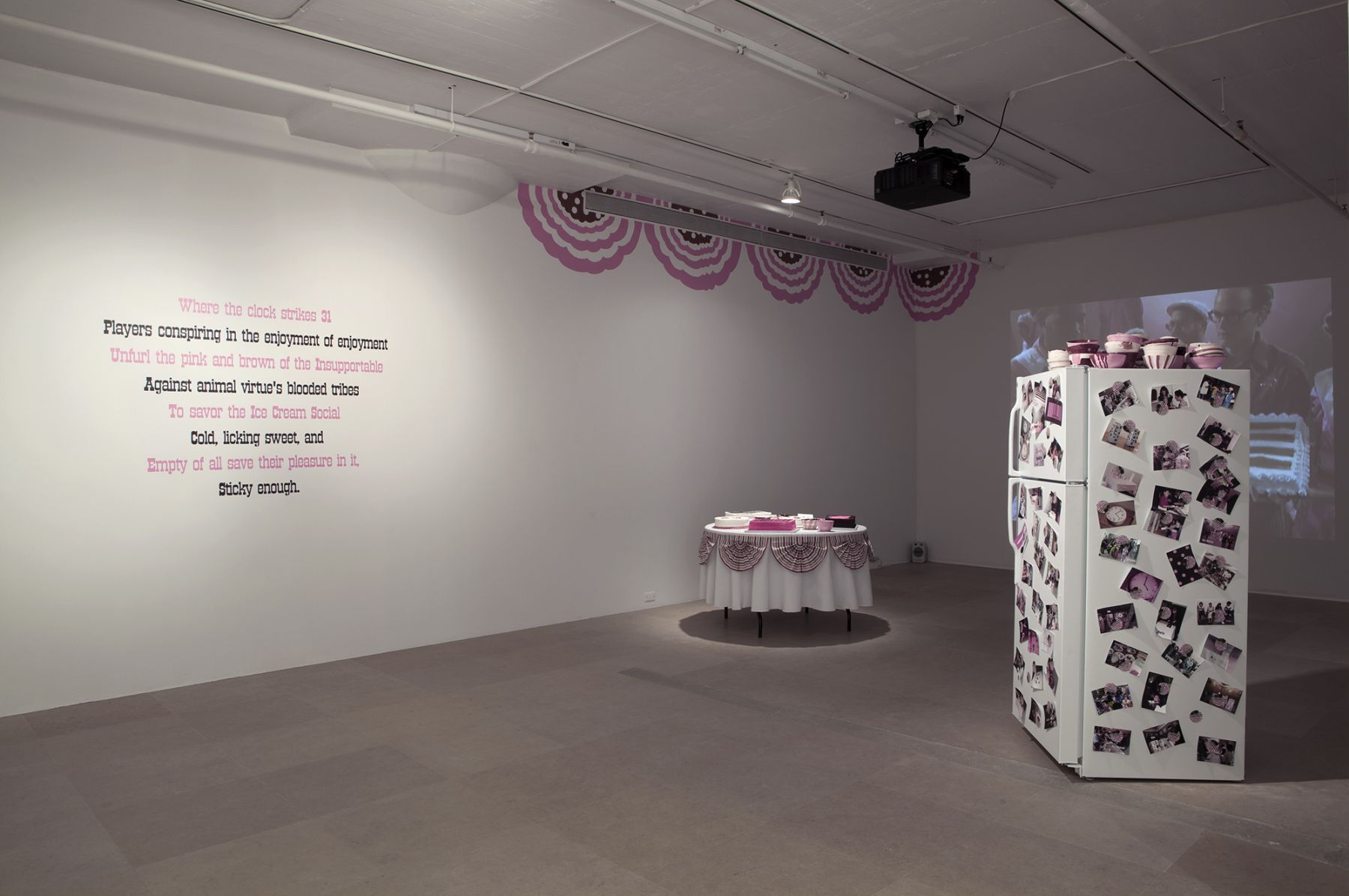 David Robbins, Ice Cream Social, 1993-2011, mixed media installation, dimensions variable