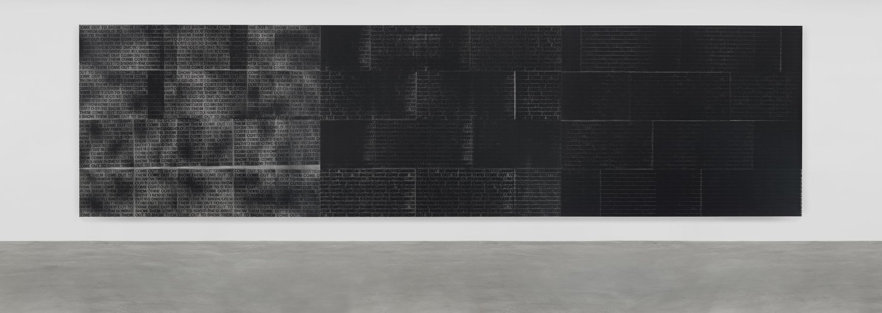 Glenn Ligon, Come Out Study #11