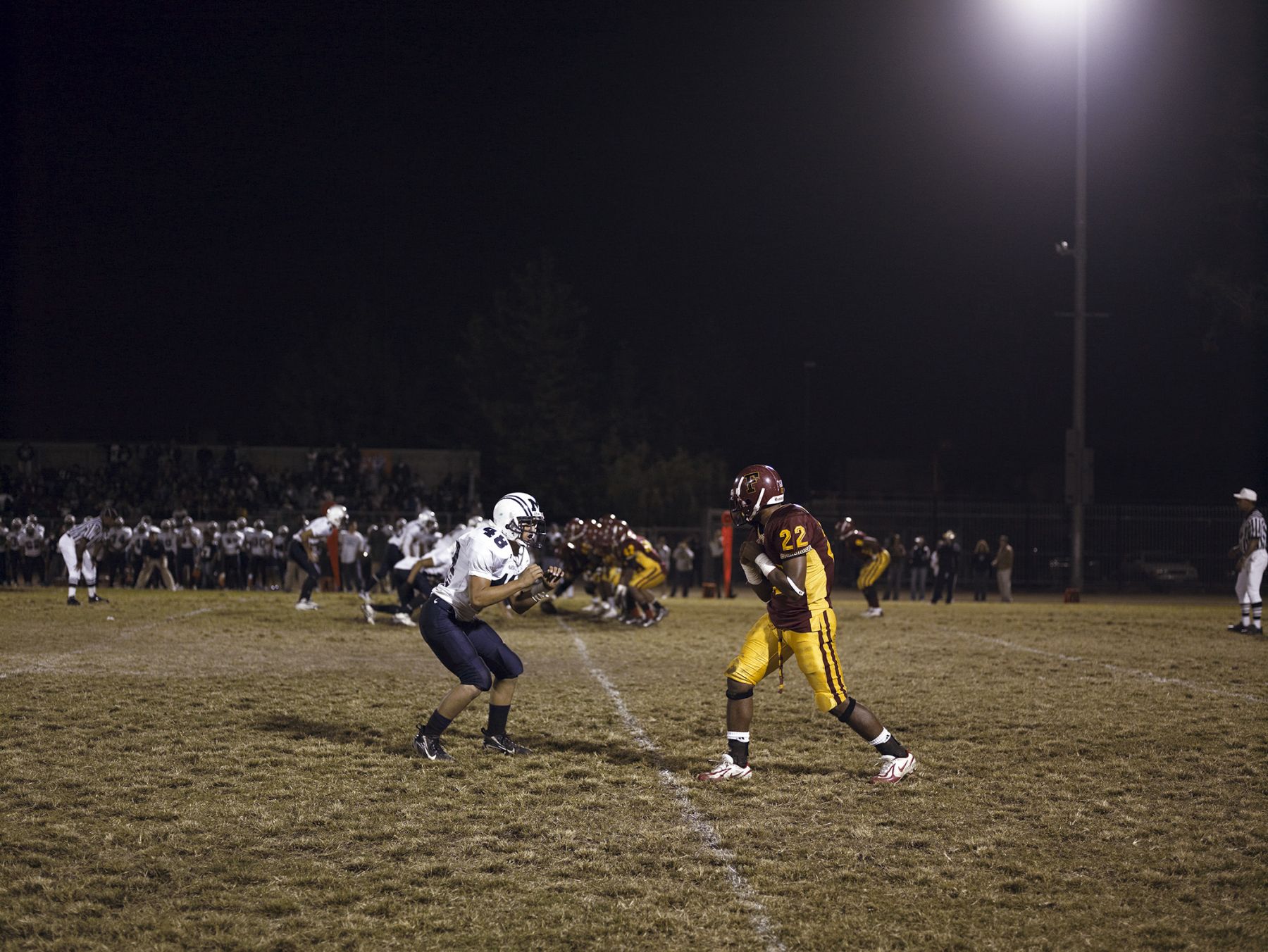 Catherine Opie, Football Landscape #1 (Fairfax vs. Marshall, Los Angeles, CA)