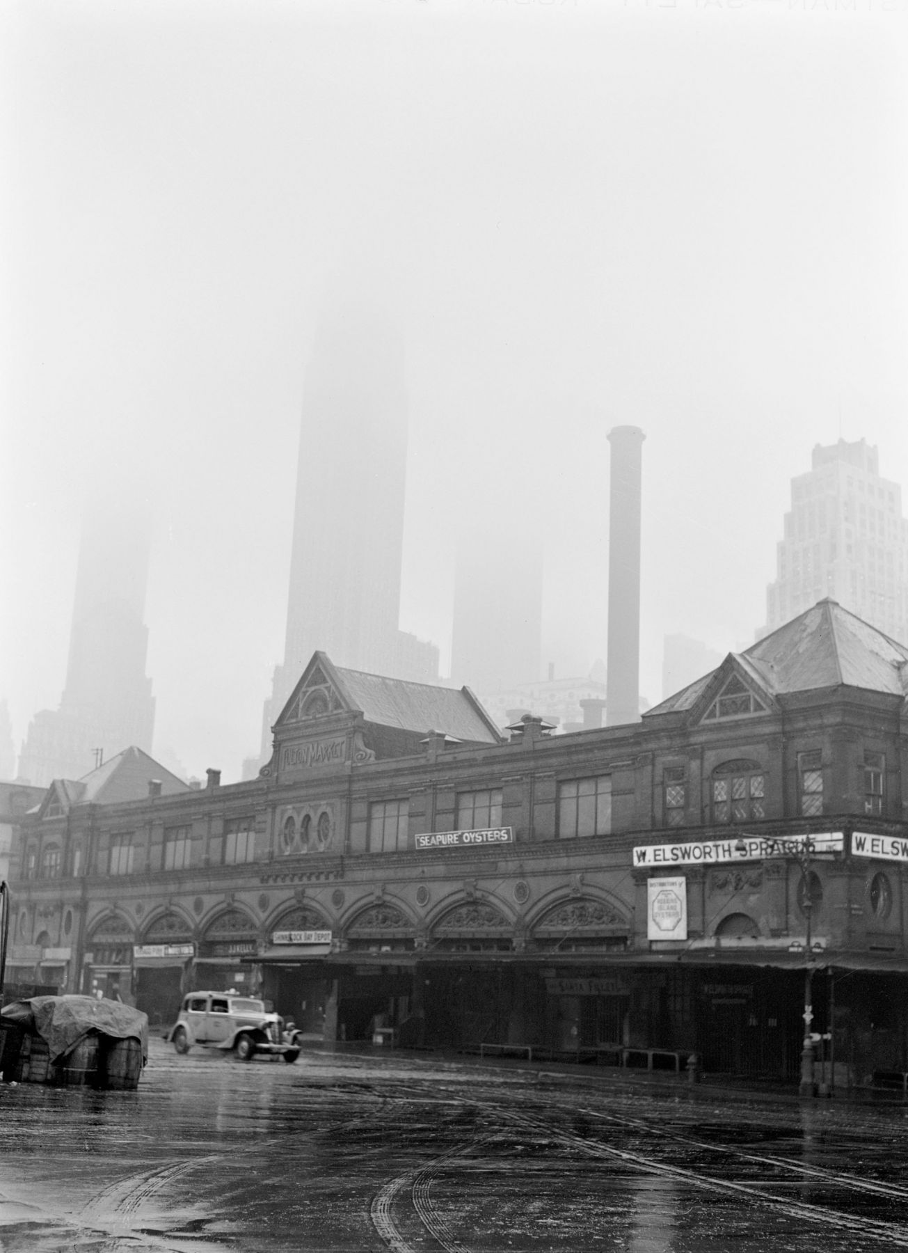 GLOUCESTER FISHERMAN AND FULTON FISH MARKET, 1943 Photography Archive The Gordon Parks