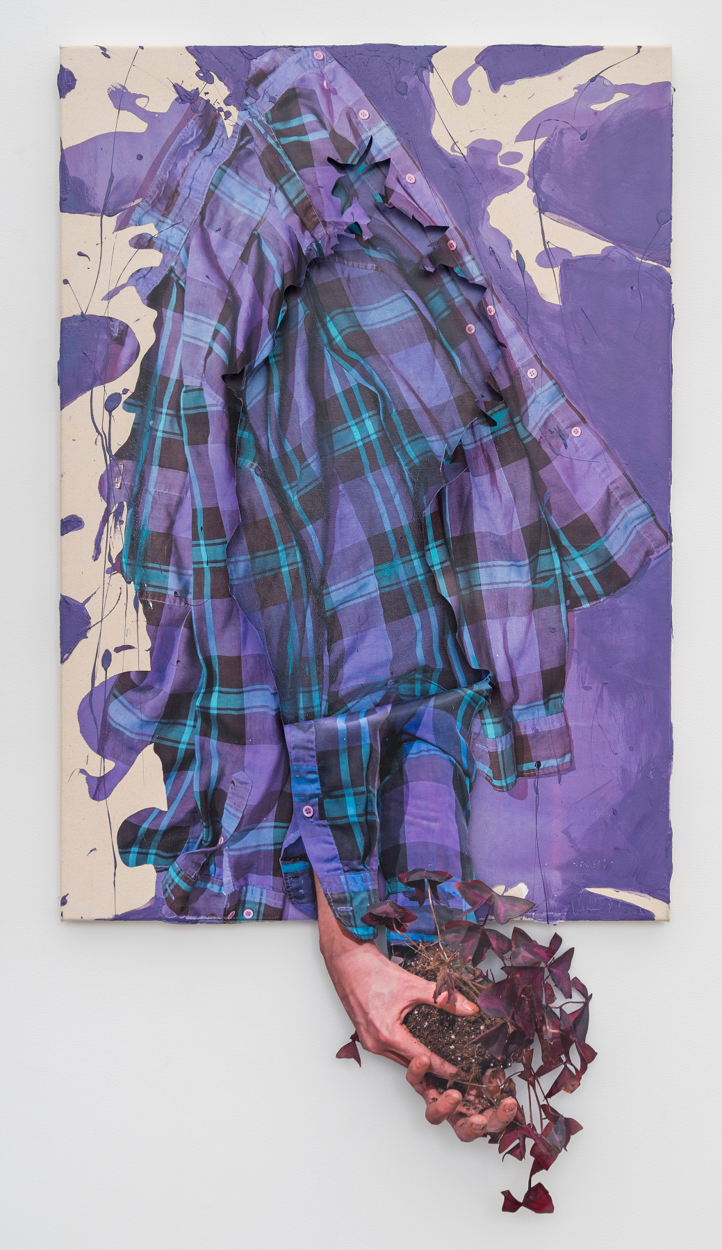 Transplant, 2019, inkjet transfer and acrylic on canvas, Permalac