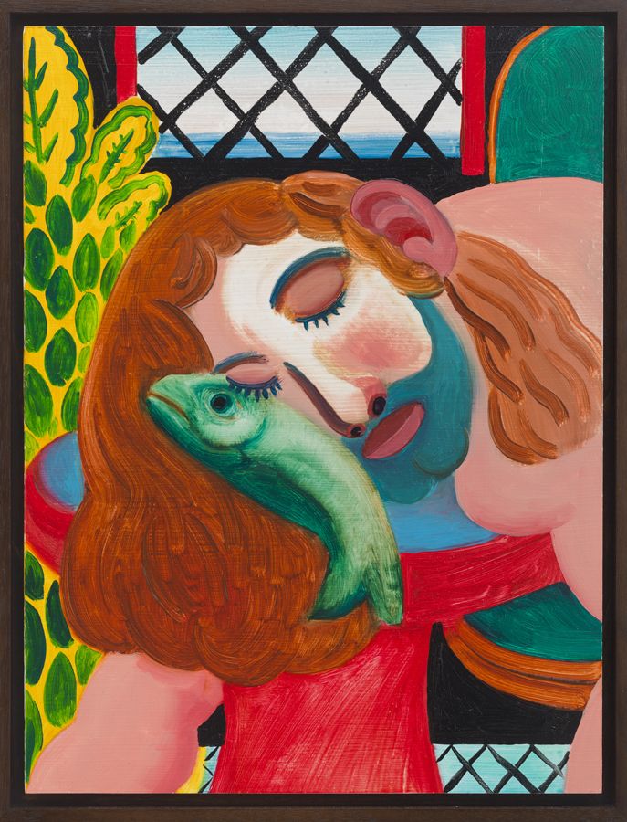 Untitled, 2015, oil on masonite