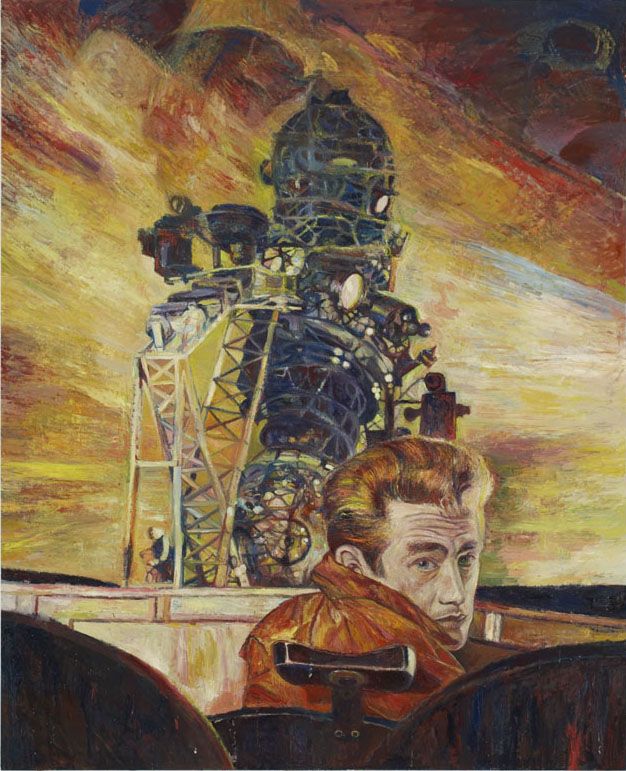 Rebel at the Observatory, 2006, oil on linen