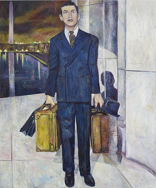 Mr. Smith Goes to Washington, 2006, oil on linen 