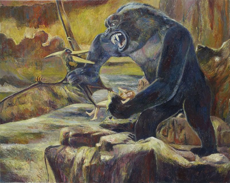 King Kong, 2006, oil on linen