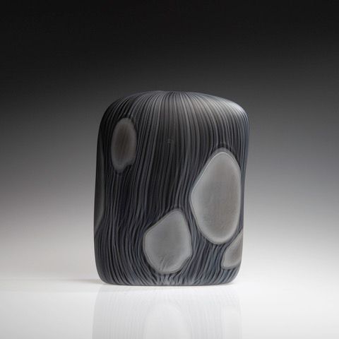 Close Impression, Black with Grey, (square)