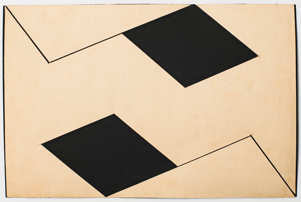 Lygia Clark Estudo para Planos em superfície modulada (Study for Planes in modulated surface), 1957 