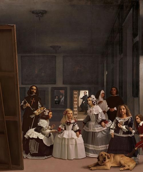 Yasumasa Morimura In praise of Velasquez: Distinguished ones in confinement, 2013