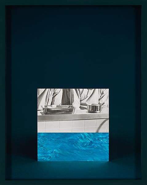 Elad Lassry Teal Swirl, 2010