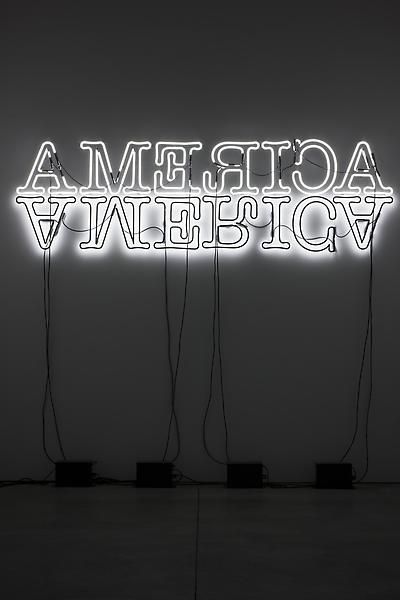 Glenn Ligon, Double America, 2012