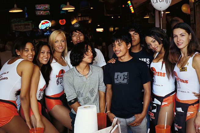 Larry Clark Jonathan Velasquez (Eddie, Kico, Jonathan & Carlos at Hooters, Santa Monica), 2004