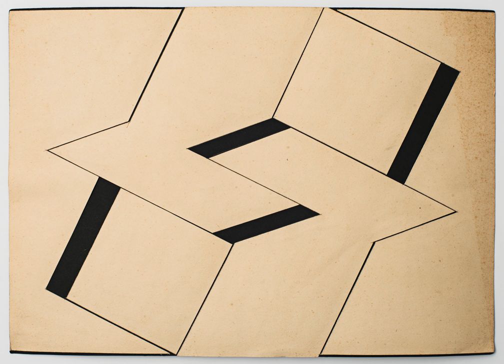 Lygia Clark Estudo para Planos em superfície modulada (Study for Planes in modulated surface), 1957 