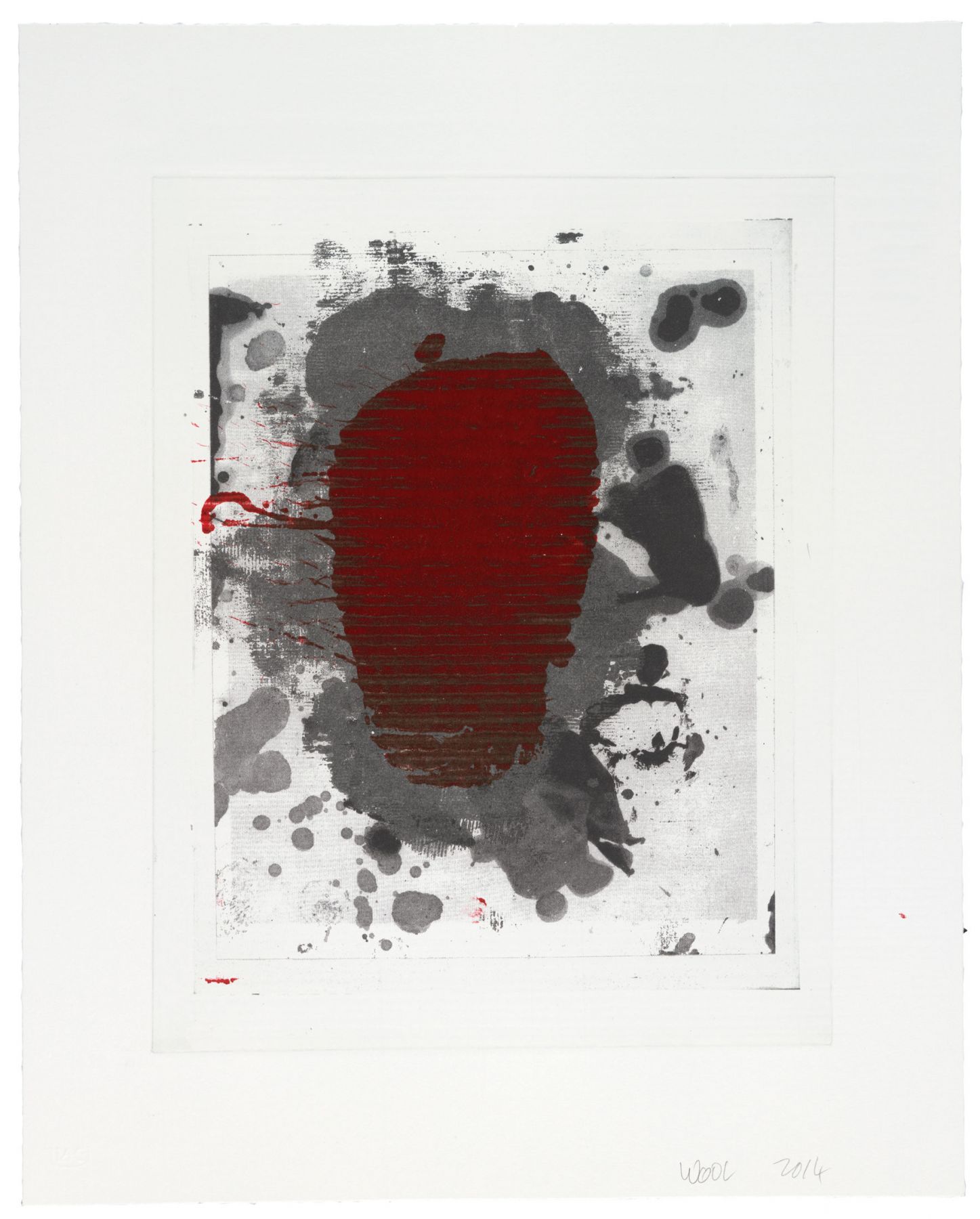 Christopher Wool, Untitled, 2014, Monotypes over photogravure