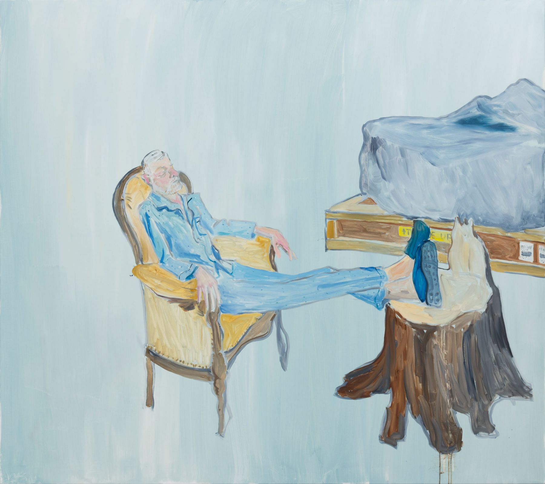 Ragnar Kjartansson Bjarni Bömmer Listens to Roy Orbison's “Crying,” 2019