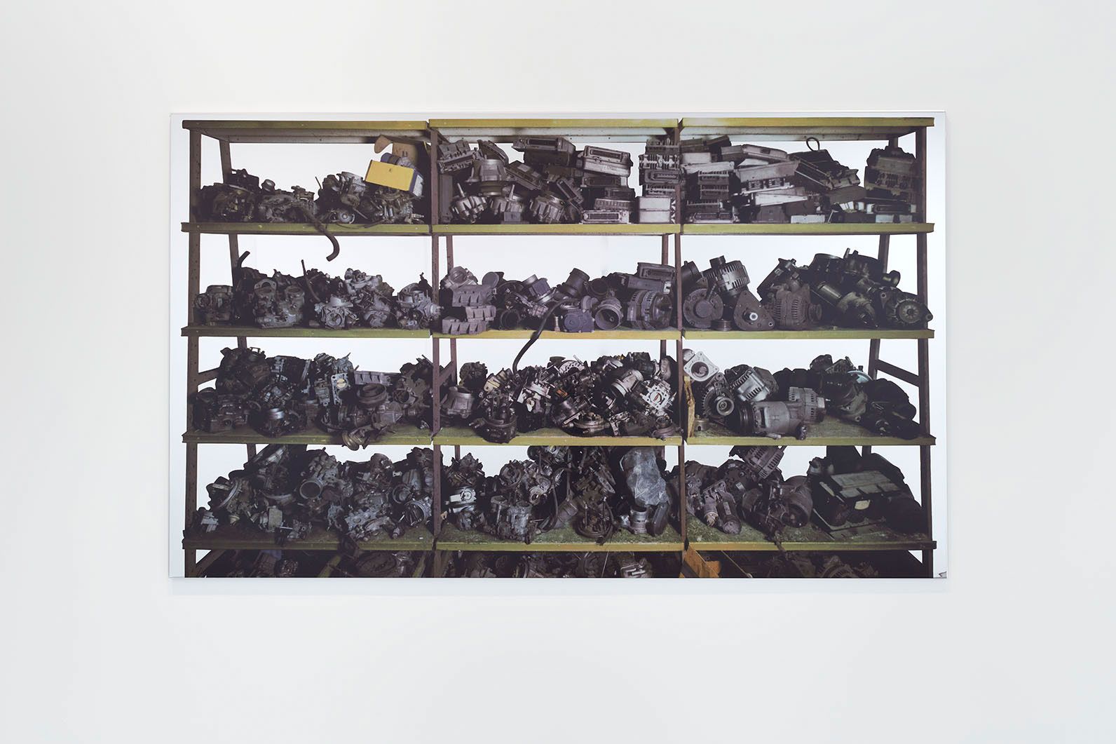 Michelangelo Pistoletto Scaffali – pezzi meccanici, 2015 