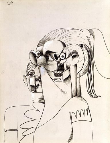 George Condo Portrait Composition, 2006