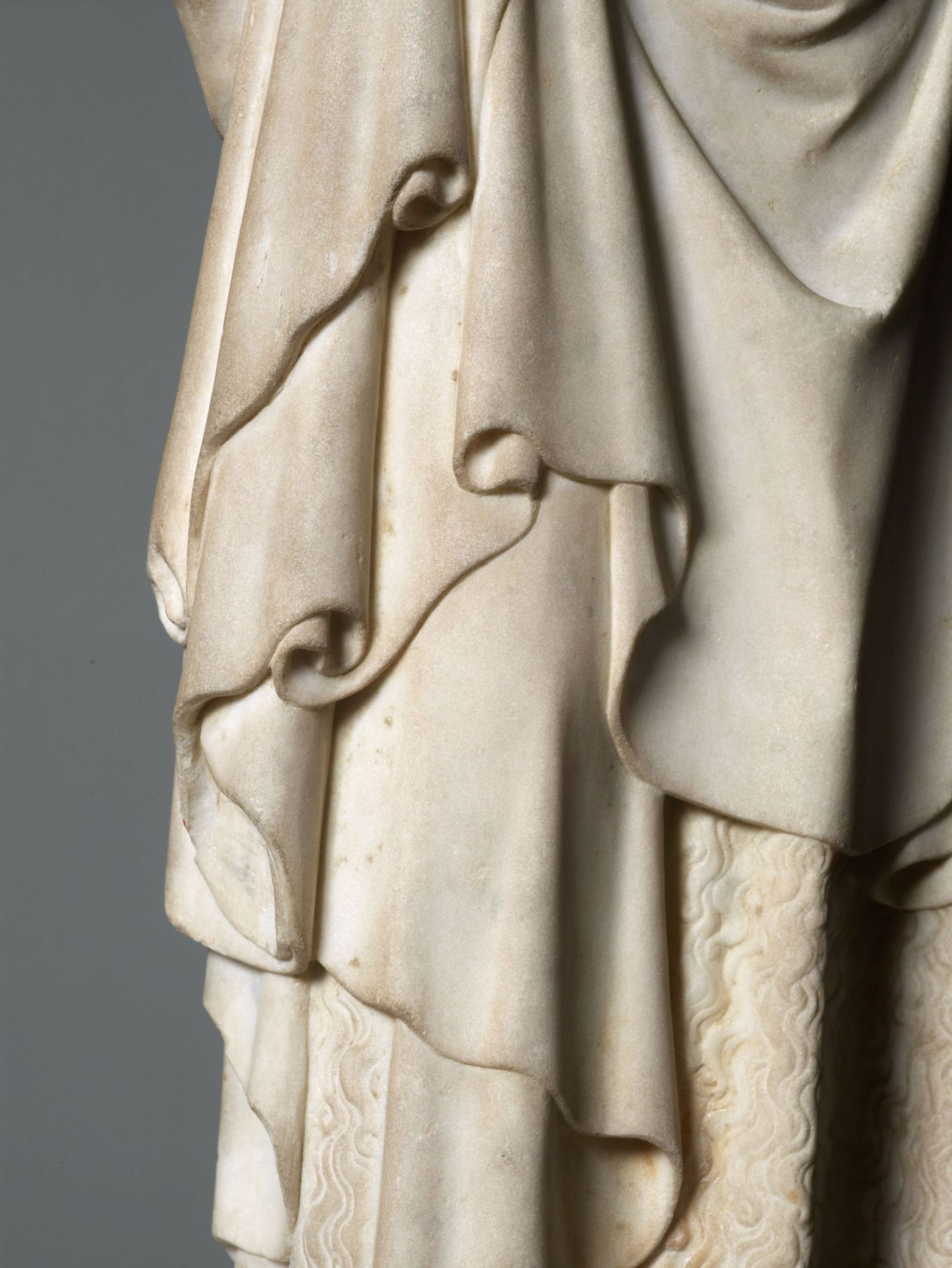 Robert de Lannoy (fl. from 1292, d. Paris? 1356, attributed), John the Baptist (detail)