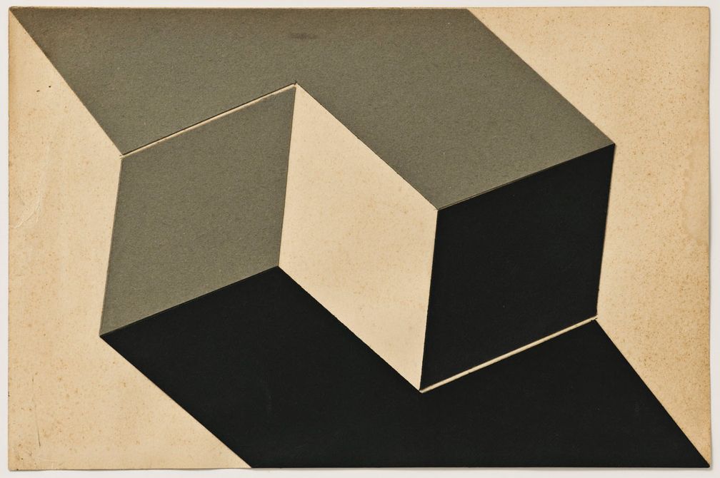 Lygia Clark Estudo para Planos em superfície modulada (Study for Planes in modulated surface), 1957 