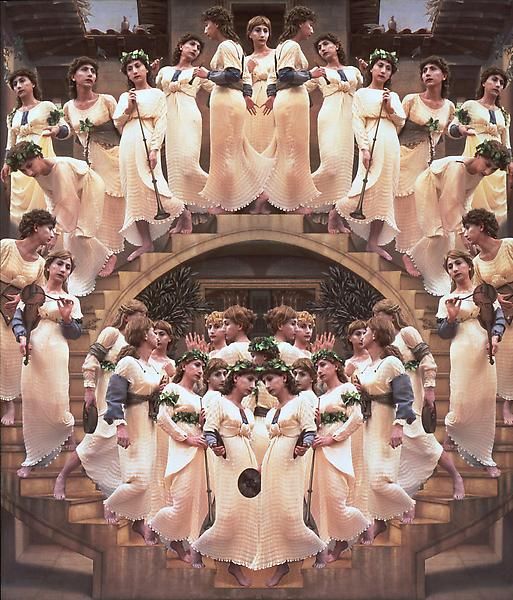 Yasumasa Morimura Angels Descending Staircase, 1991