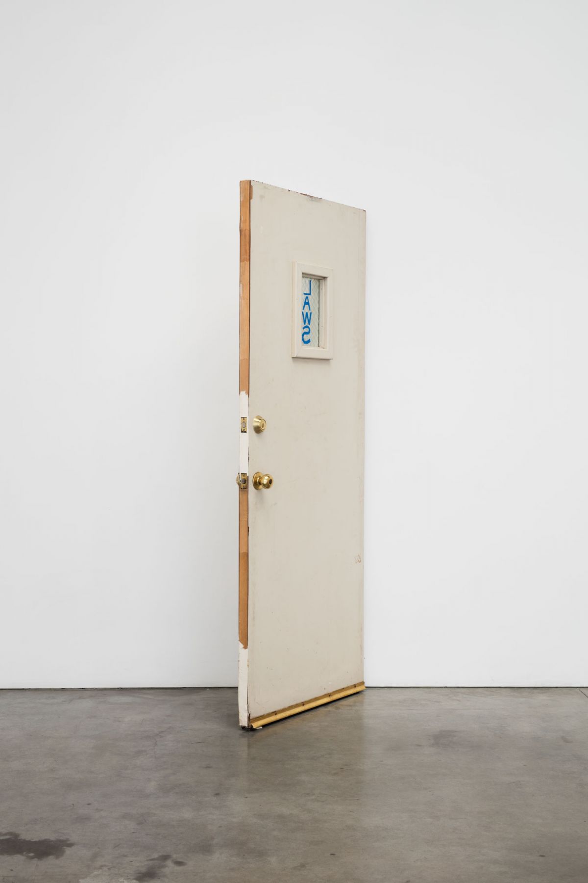 Oscar Tuazon, Wall Door, 2018