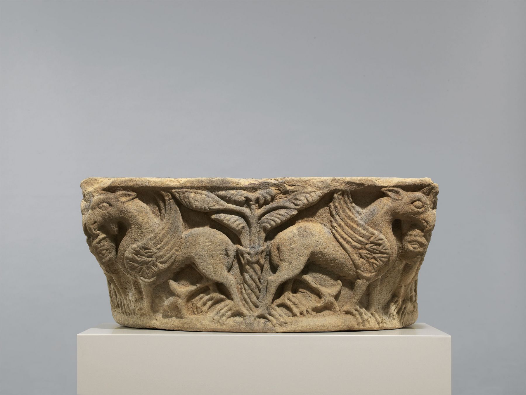 Capital with griffins, Apulia, Italy