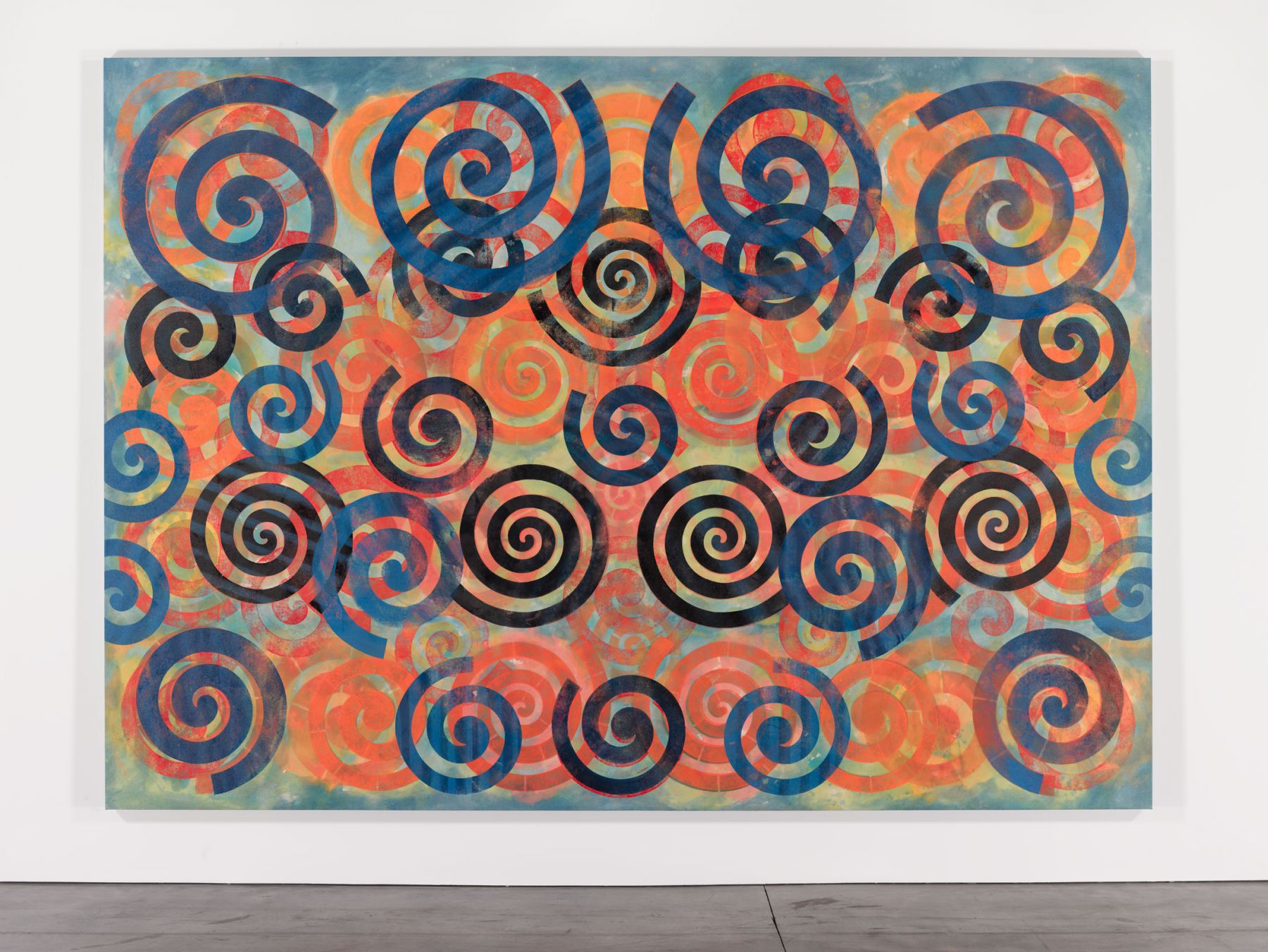 Philip Taaffe Spiral Painting II, 2015 