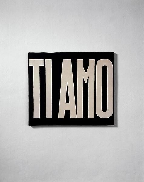 Michelangelo Pistoletto Ti amo (I Love You), 1965 - 1966