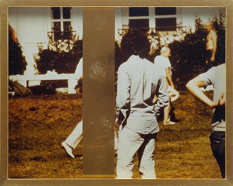 Elad Lassry Untitled (Gold Bar, Football), 2010