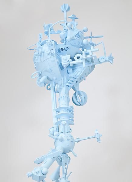 Tom Friedman, Untitled (blue space station), 2012