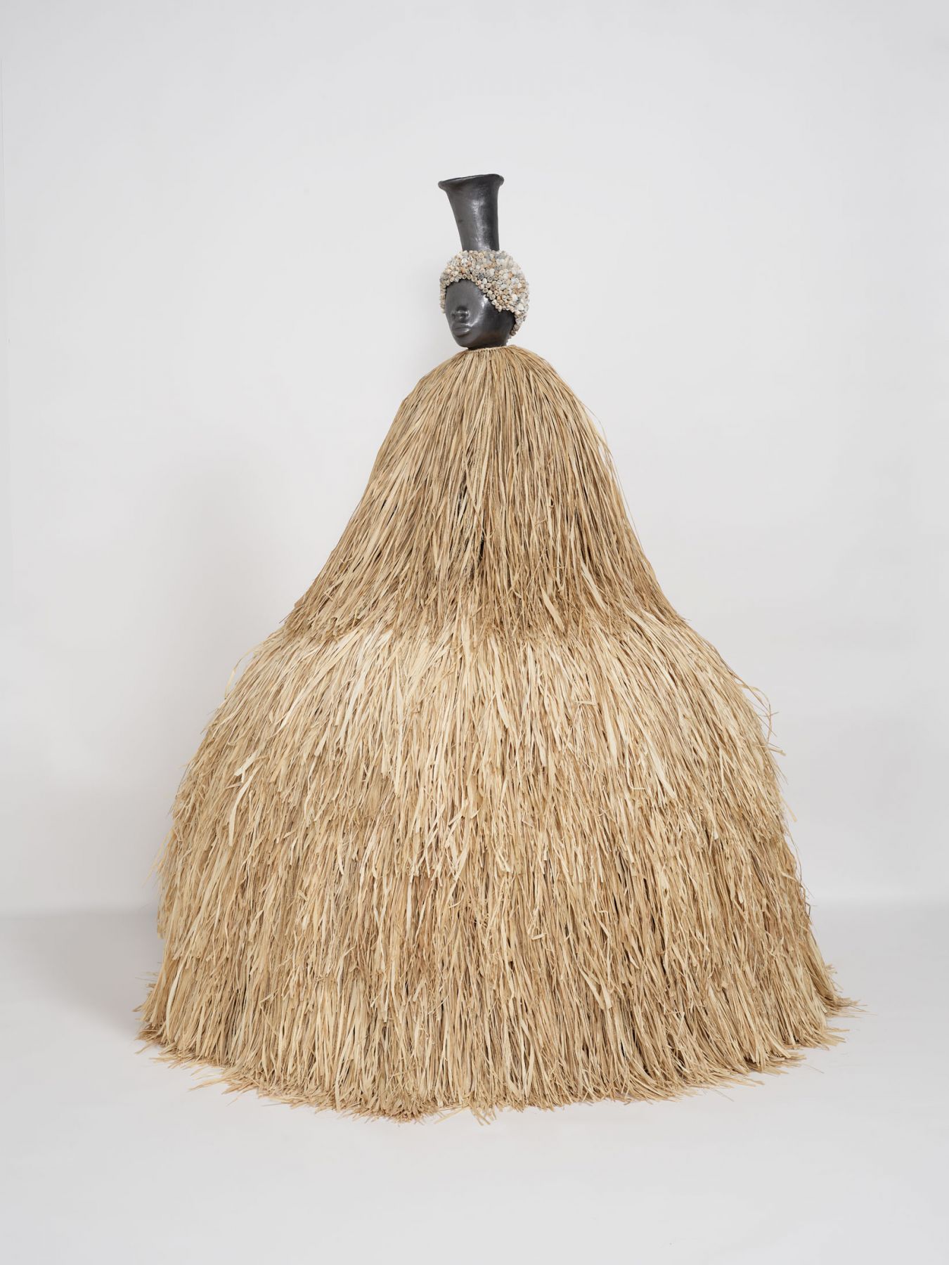 Simone Leigh, Figure with Skirt (Face Jug Series), 2018