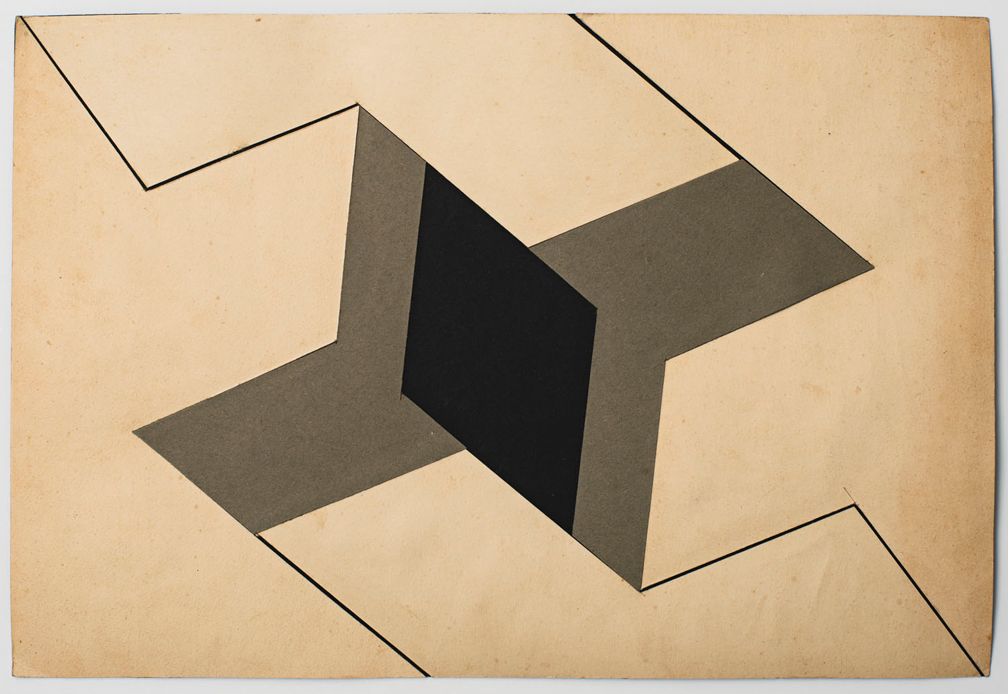 Lygia Clark Estudo para Planos em superfície modulada (Study for Planes in modulated surface), 1957 