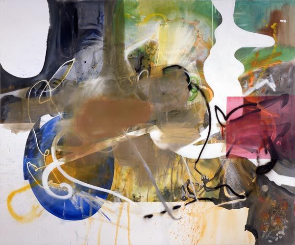 Albert Oehlen, (durch die) rosa Brille, 2006