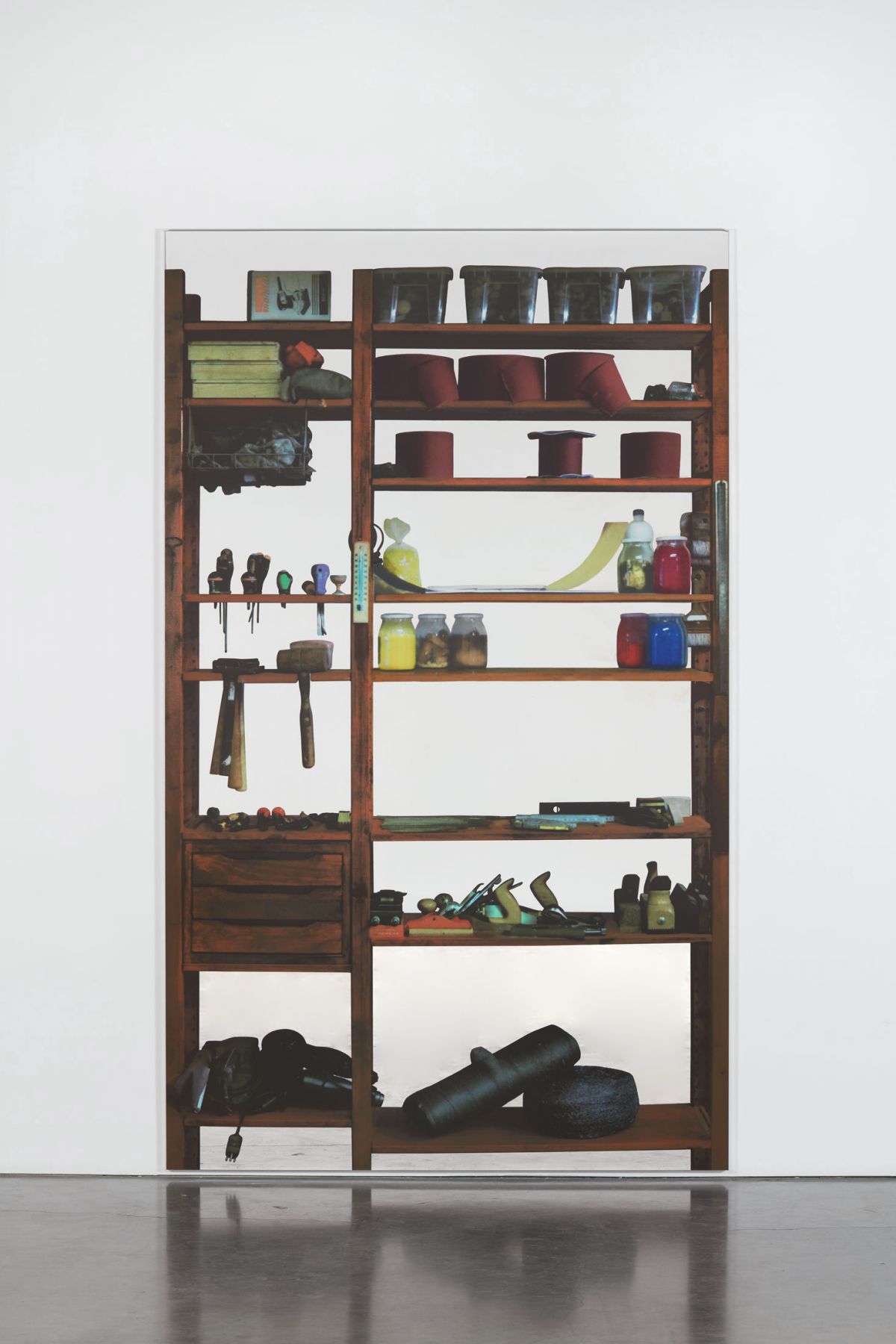 Michelangelo Pistoletto Scaffali – attrezzi da falegname, 2015 