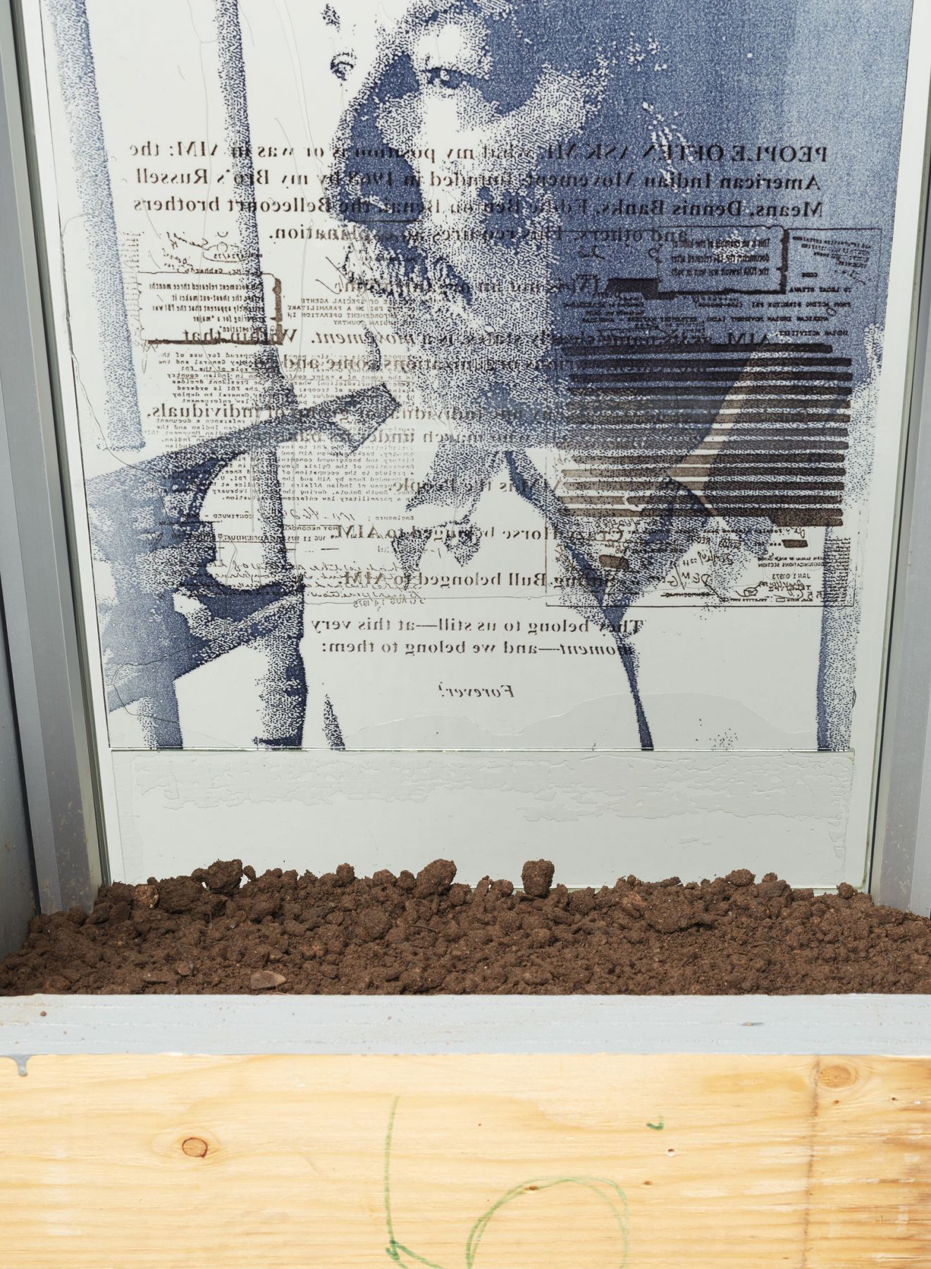 Oscar Tuazon, Leonard Peltier (ILPDC), 2018