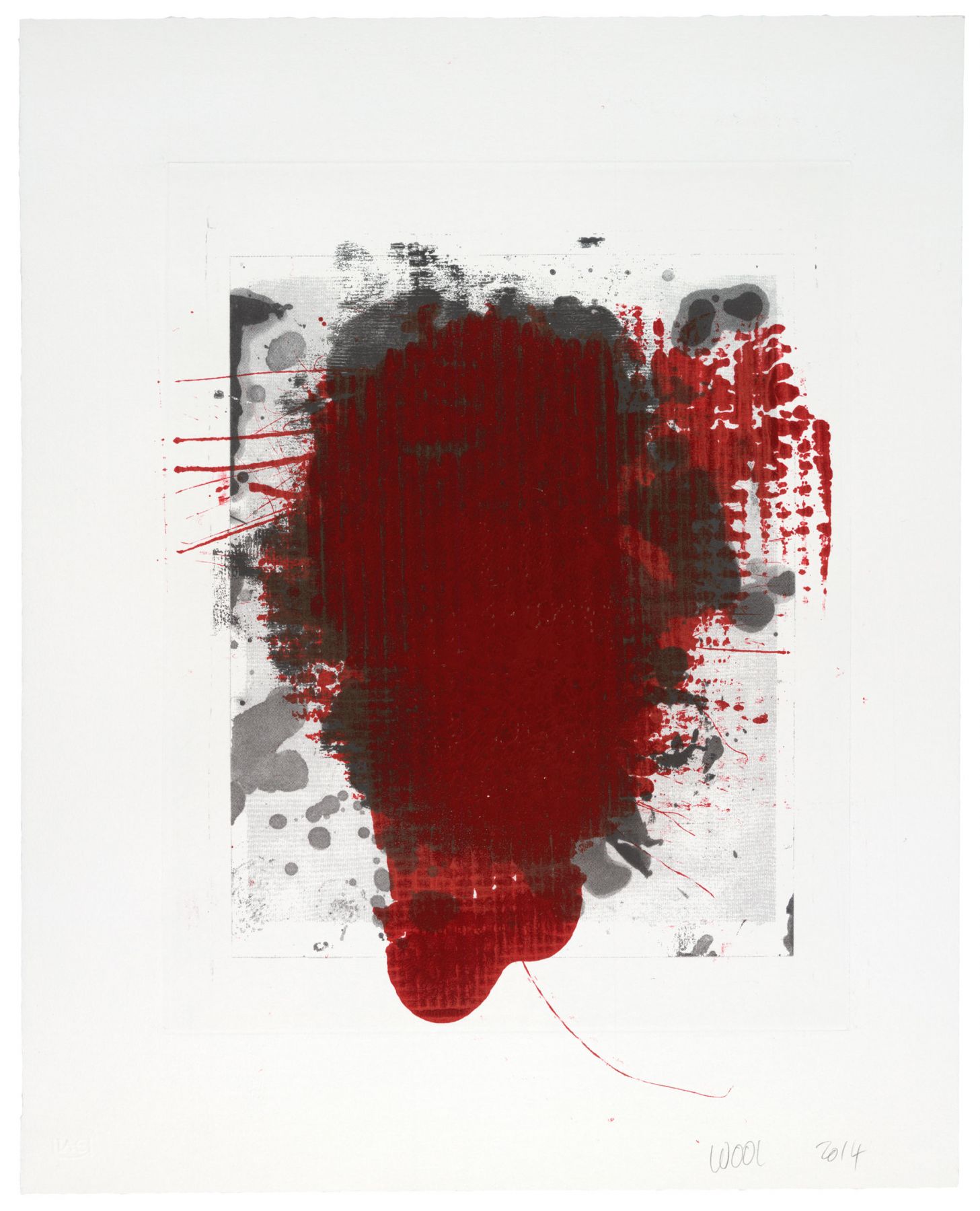 Christopher Wool, Untitled, 2014, Monotypes over photogravure