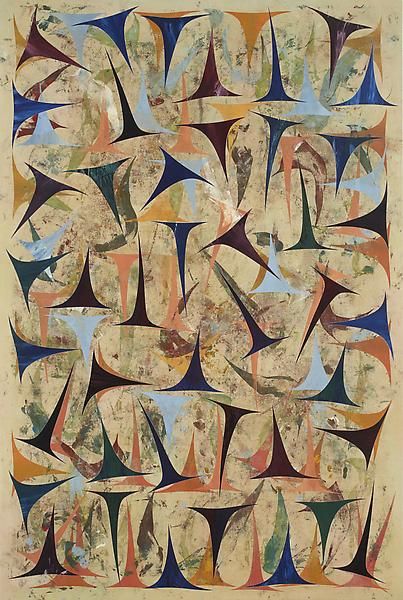 Philip Taaffe Thorn Heads, 2013