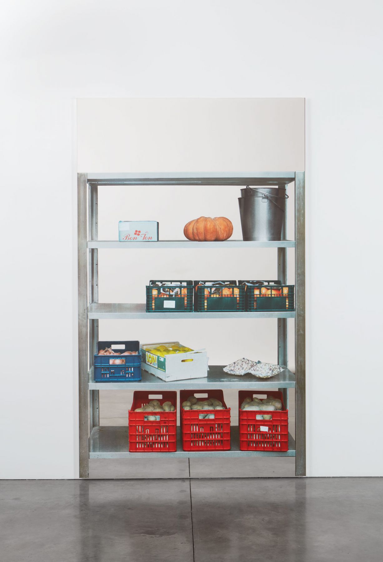 Michelangelo Pistoletto Scaffali – frutta e verdura, 2015 