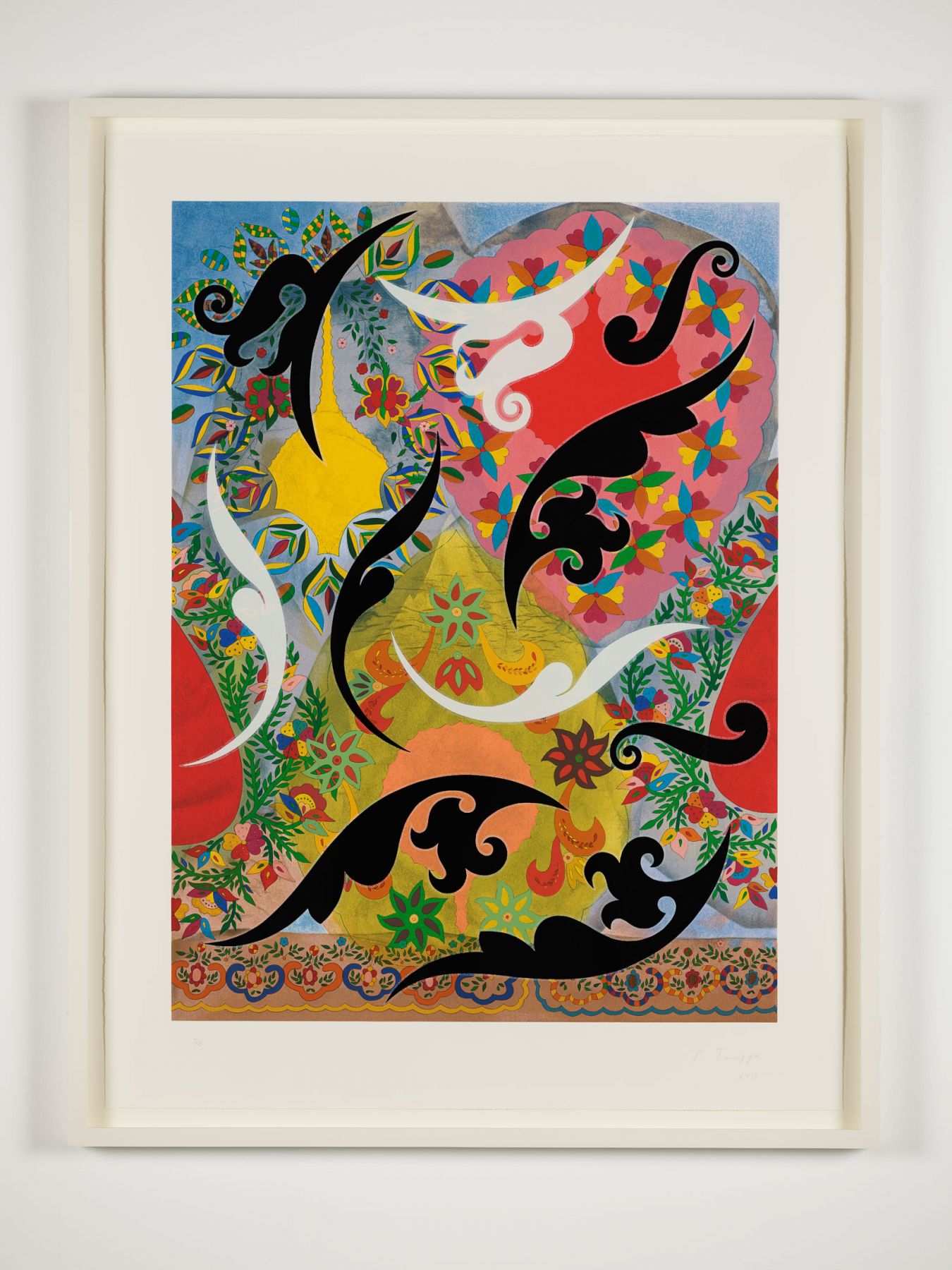 Philip Taaffe, Ornamental Panel I, 2011, Screenprint, Edition of 45